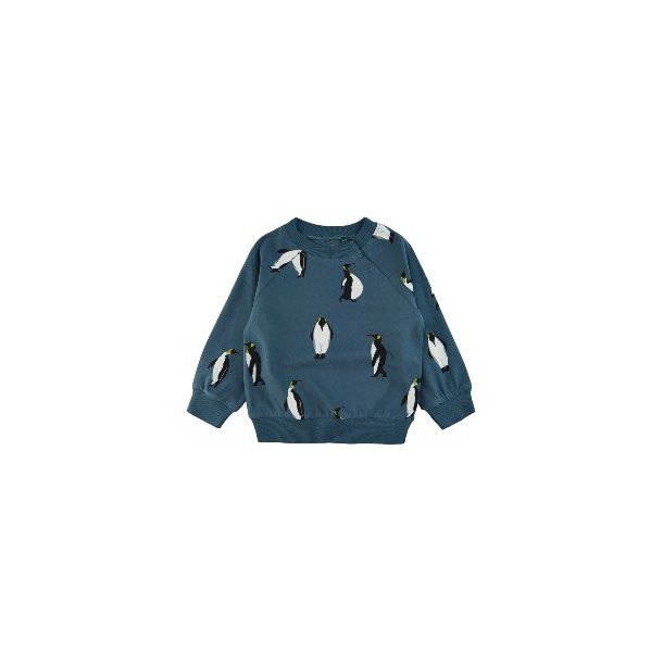 NEW SIBLINGS Orion Blue Aksel Sweat Bluse Sweatshirts & Hættetrøjer - NO. 17