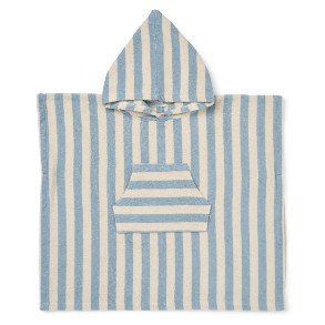 WHEAT Blue Swim Stripe Poncho