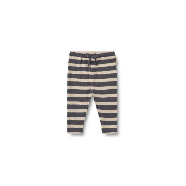 WHEAT Grey Blue Stripe Manfred Pants
