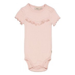 WHEAT Misty Rose Rib Body Ruffle SS