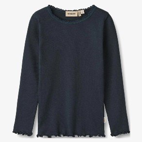WHEAT Navy Reese Bluse