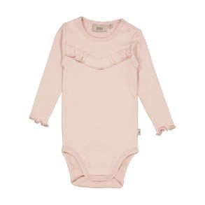 WHEAT Powder Rib Ruffle Body LS