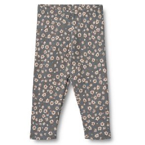 WHEAT PurpleStone Flowers Leggings