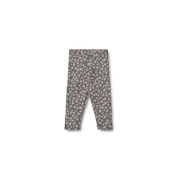 WHEAT PurpleStone Flowers Leggings